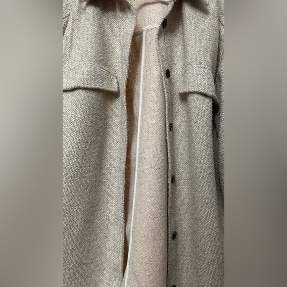 H&M Cream Textured Jacket - Picture 7 of 16